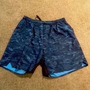 Blue Athletic Shorts